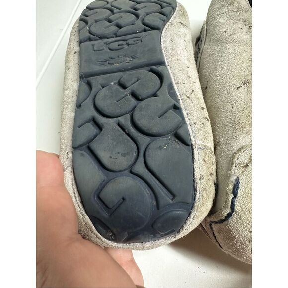 Ugg Ansley Light Grey Slippers Women’s Size 7 US /24 Japan See Description - Picture 5 of 11